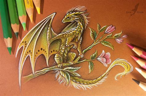 Forest flower dragon by AlviaAlcedo on DeviantArt