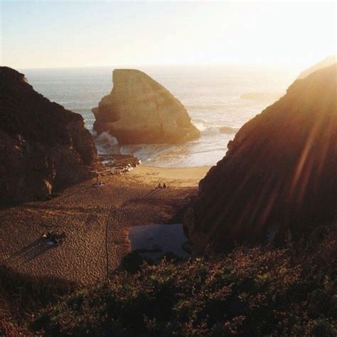 Shark Fin Cove Beach, CA | California beach, California coast, Beach fun