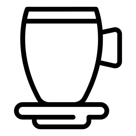 Thermos mug icon, outline style 15646082 Vector Art at Vecteezy