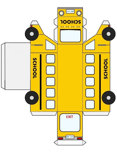 1000+ ideas about School Bus Crafts on Pinterest | Back To School ... | School bus crafts, Bus ...