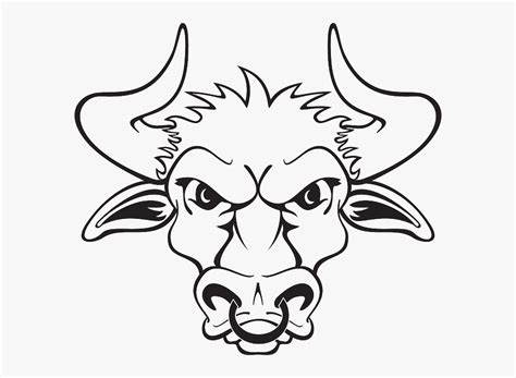 Bull Nose Ring Png - Bull Line Art Png , Free Transparent Clipart - ClipartKey