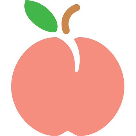 Peach Emoji for Facebook, Email & SMS | ID#: 8430 | Emoji.co.uk