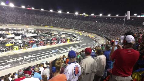 The start of the 2016 Bass Pro Shops Night Race at Bristol from the stands. - YouTube