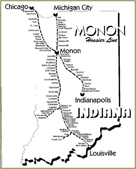 Historic Indiana Railroad Maps - Map : Resume Examples #05KAGoy8wP