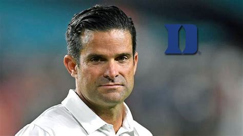 Duke Football | 1 Bold And Smart Hire With Manny Diaz | ACC Nation ...