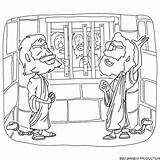 Free Printable Peter In Jail Coloring Page sketch template