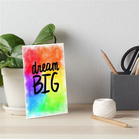 "Dream Big " Art Board Print for Sale by AllThingsLibby | Redbubble