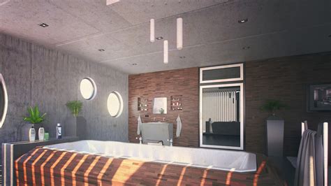 Concrete house-Interior | Indigo Renderer