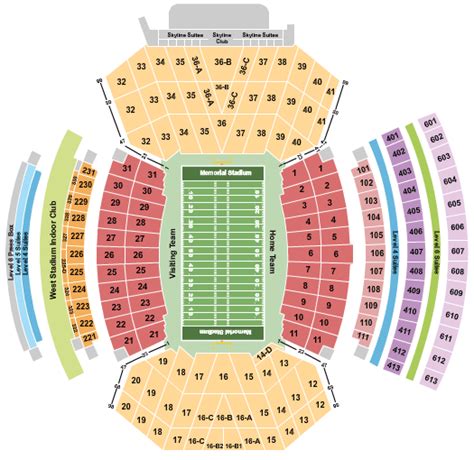 Memorial Stadium Lincoln Tickets & Seating Charts - Event Tickets Center