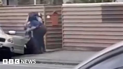 Christchurch mosque shootings: Footage shows arrest - BBC News