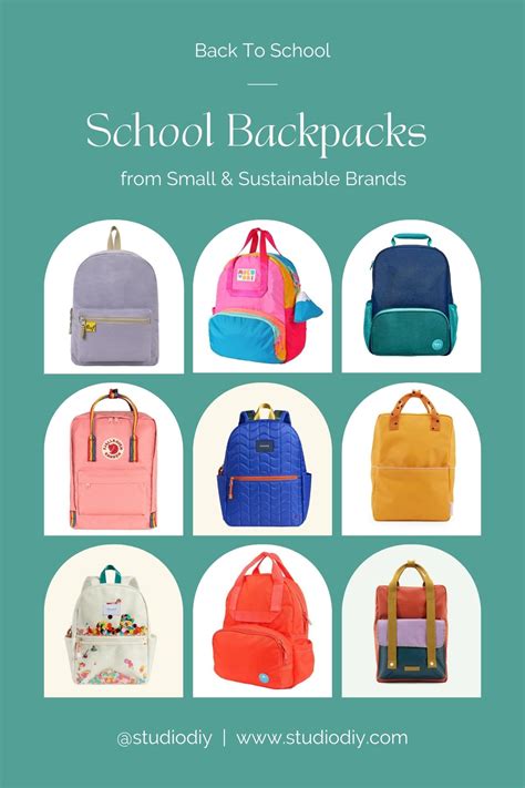 School Backpacks from Small(er) & Sustainable Brands - Studio DIY