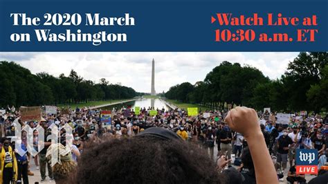 The 2020 March on Washington - 8/28 (FULL LIVE STREAM) - YouTube