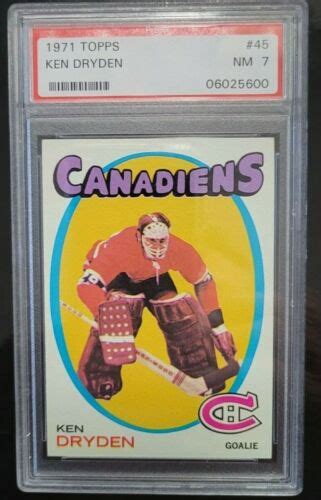 Ken Dryden Hockey Cards