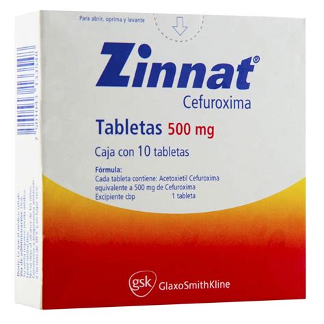 Zinnat 500mg Tab 10 3354