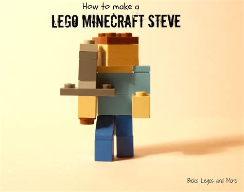 Bricks Legos and More: How to make a LEGO Minecraft Steve