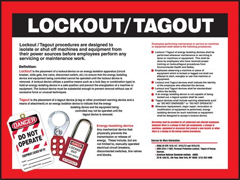 Accuform Lockout/Tagout Procedures Laminated Safety Nepal | Ubuy