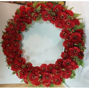 Poppy Wreaths Remembrance Day - Artificial | Bulk Poppies Flower