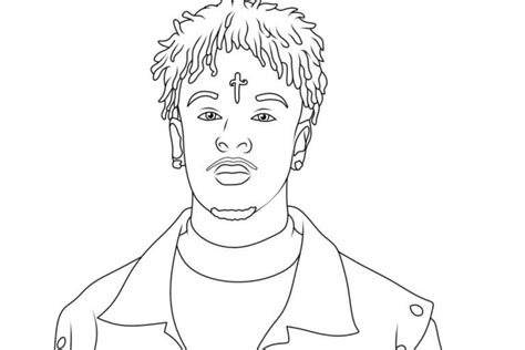 Rapper 21 Savage coloring page - Download, Print or Color Online for Free