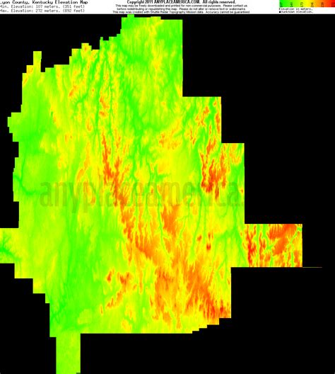 Free Lyon County, Kentucky Topo Maps & Elevations