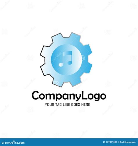 Vector Illustration of a Logo for a Music Company Stock Vector ...