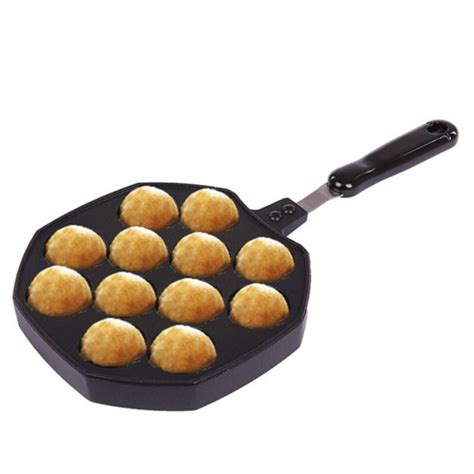 MyLifeUNIT: Japanese Takoyaki Pan, Aluminum Nonstick Takoyaki Maker, 12 Holes