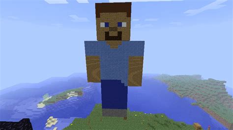 My S.P. steve statue. Minecraft Project