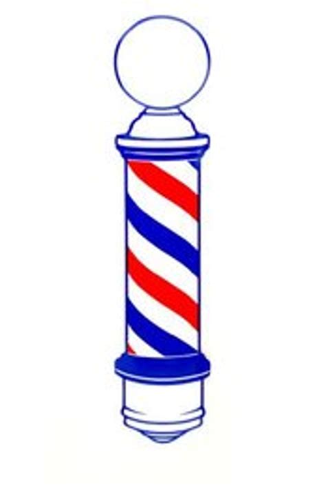 DECAL BARBER POLE