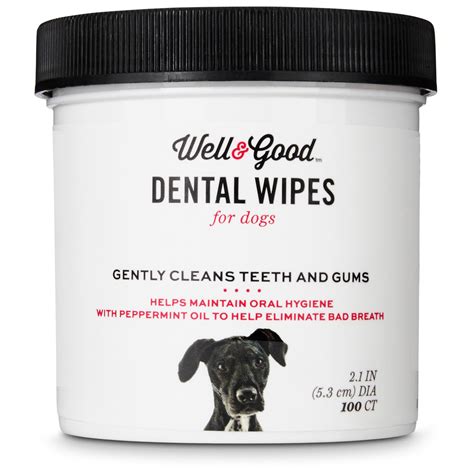 Well & Good Dog Dental Wipes | Petco