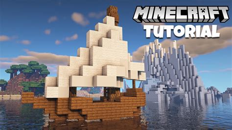 How to Build a Simple Small Boat | Minecraft Tutorial - YouTube