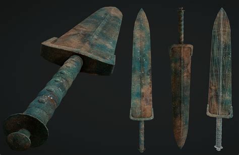 Ancient Bronze Sword free VR / AR / low-poly 3D model | CGTrader