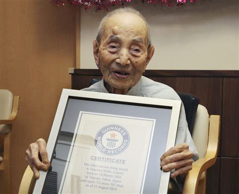 Guinness recognizes 112-year-old Japanese man as world's oldest | Daily ...