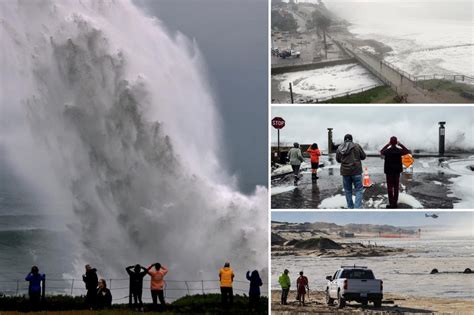 Massive waves flood California beach towns as evacuations ordered : r ...