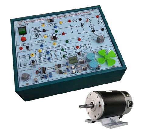 Speed Control of PMDC Motor Using SCR Full Wave Controlled Rectifier Trainer - Electronics ...