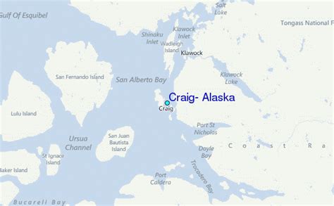 Craig, Alaska Tide Station Location Guide