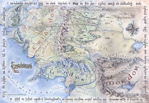 Full Size Map Of Middle Earth - Map Pasco County