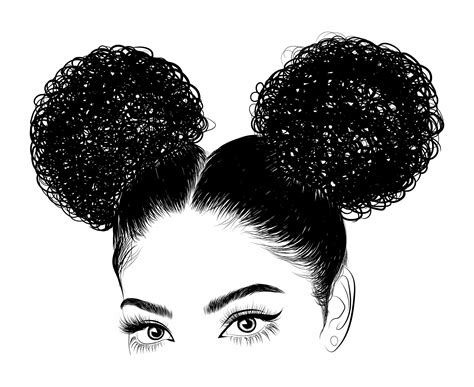 Afro Hair Vector at GetDrawings | Free download