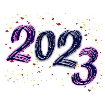 New Year 2023 Vector Hd PNG Images, New Year 2023 Logo, New Year, 2023, Logo Text PNG Image For ...