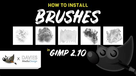 How to Install Brushes in GIMP (+ Best FREE GIMP Brushes) - YouTube