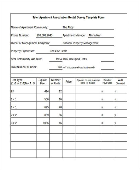 FREE 21+ Survey Forms in Excel