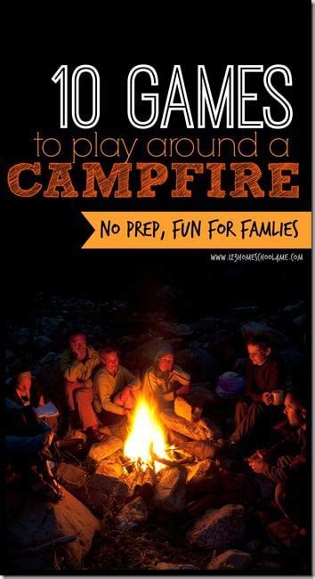 10 No Prep Campfire Games