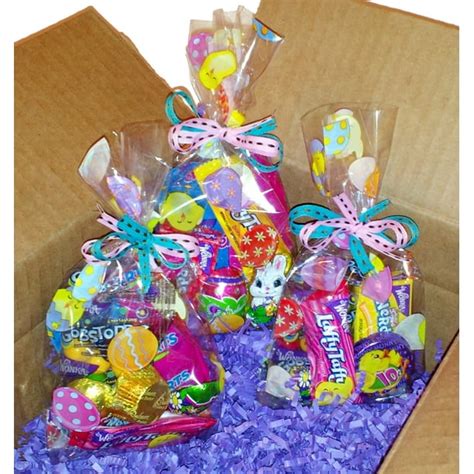 12 Easter Goodie Bags Filled Treats & Toys, Gift Idea for Kids, Chocolate Candy - Walmart.com