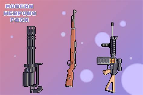 2D Pixel Gun Weapon Pack