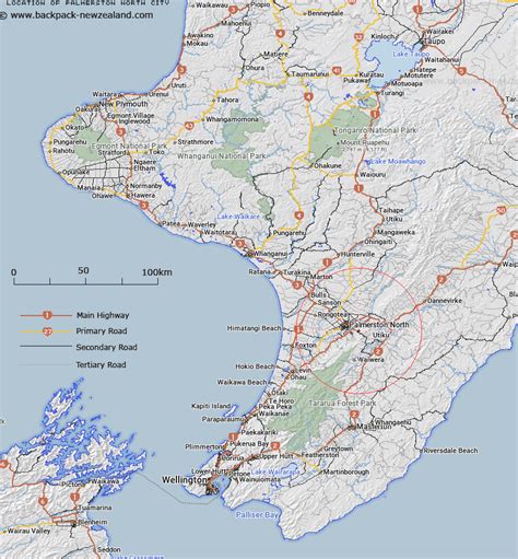 Where is Palmerston North City? Map - New Zealand Maps