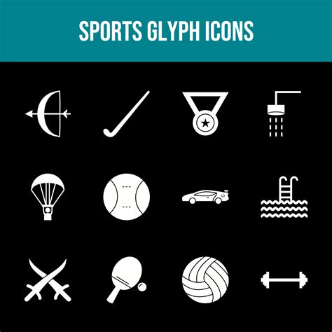 Beautiful Sports vector icon set 17533204 Vector Art at Vecteezy