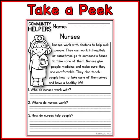 Community Helpers Worksheets 2nd Grade