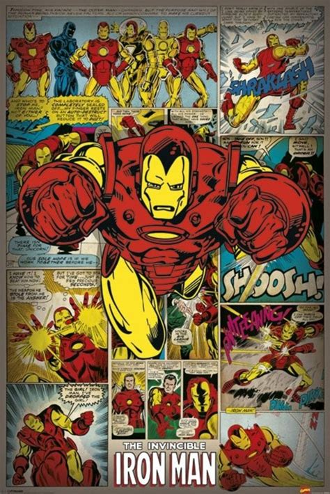 The Invincible Iron Man Superhero Marvel Comics Comic Book Character ...