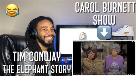 Carol Burnett Show outtakes - Tim Conway's Elephant Story (Reaction) - YouTube