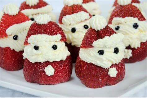 Christmas Strawberry Santas Recipe