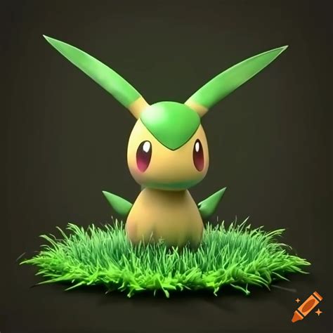 Detailed 3d model of grass pokemon evolution series on Craiyon