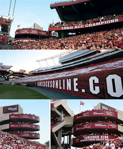 University of South Carolina Gamecocks - 3 views from inside Williams ...